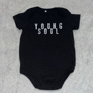 (3 for $10) mini hero’s young soul black bodysuit
